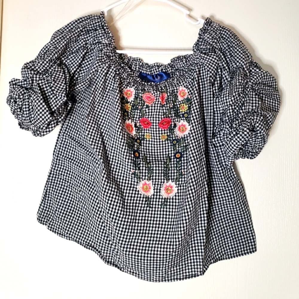 XS Blue Rain Top
